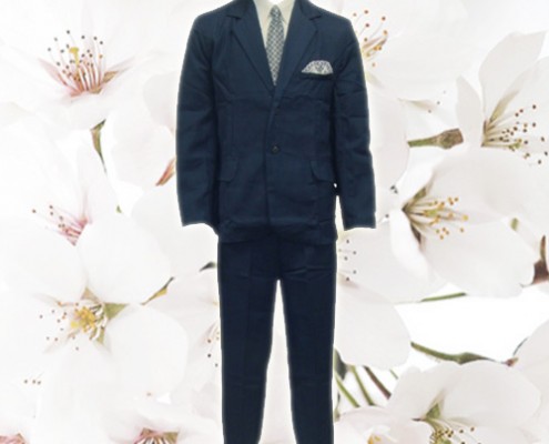 品方生命禮儀-禮儀用品-壽衣百科-現代服飾-條紋西裝-M29藍